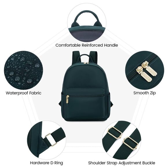 6660 Mini Backpack Light Weight Small Waterproof fashion Backpack Purses main image 4